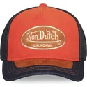 casquette-trucker-orange-et-bleue-shield04-von-dutch
