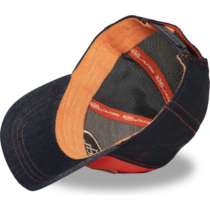 trucker-kasket-orange-og-bla-shield04-fra-von-dutch