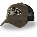 trucker-cap-braun-und-schwarz-cut01-von-von-dutch
