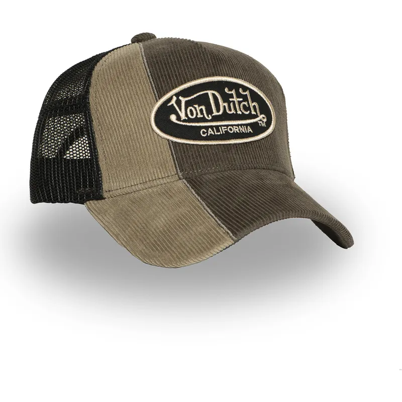 cappellino-trucker-marrone-e-nero-cut01-di-von-dutch