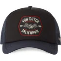 cappellino-trucker-marrone-e-blu-navy-foam02-di-von-dutch