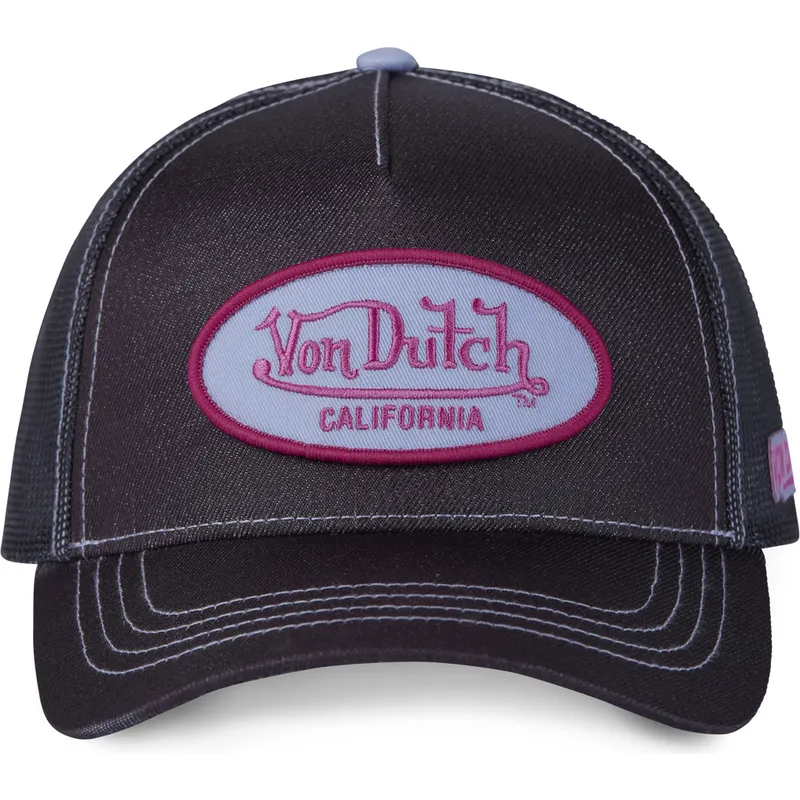 mehrfarbige-trucker-kappe-glit-pu-von-von-dutch