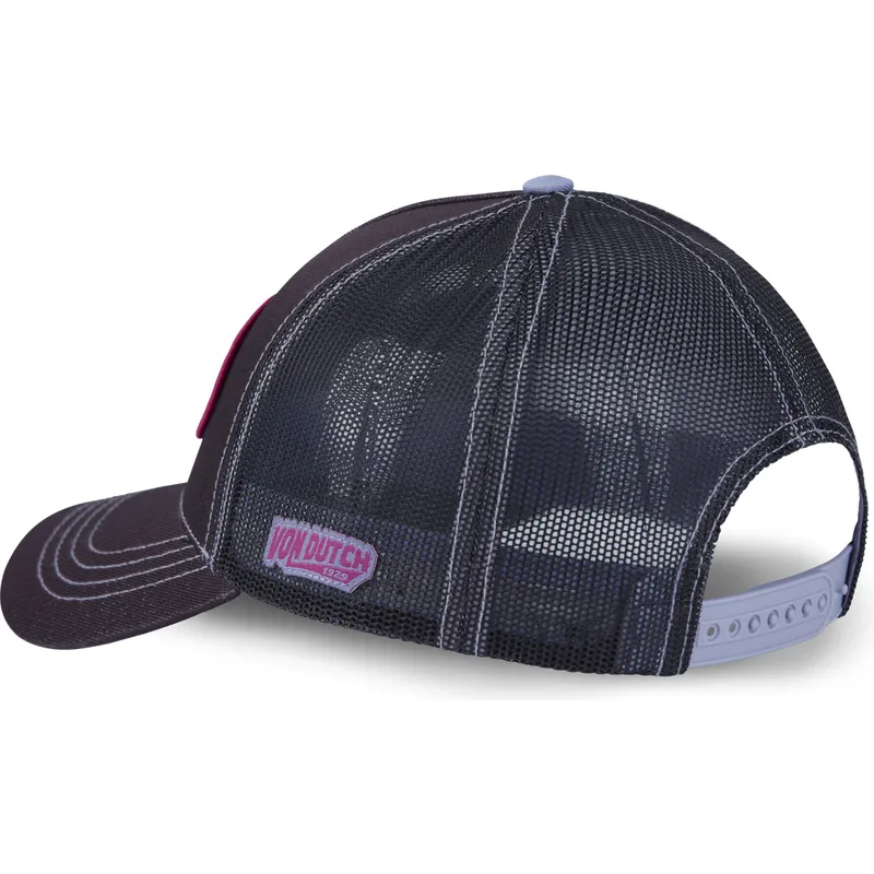 mehrfarbige-trucker-kappe-glit-pu-von-von-dutch