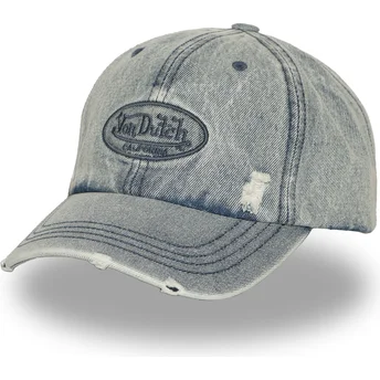 Cappellino curvo blu regolabile JEAN BL di Von Dutch