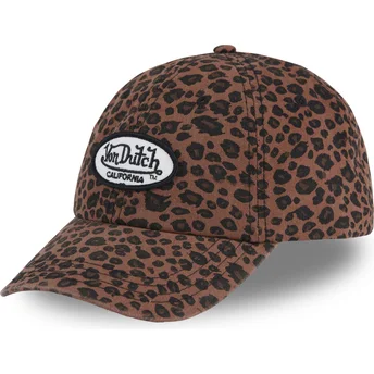 Berretto curvo leopardo regolabile LEO BR di Von Dutch