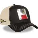 cappellino-trucker-nero-e-beige-snoopy-e-woodstock-pea6-naw6-peanuts-di-capslab