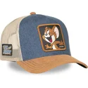 cappello-trucker-multicolore-jerry-taj7-jer-looney-tunes-di-capslab