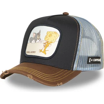 Cappellino trucker multicolore Tom e Jerry TAJ7 CHE Looney Tunes di Capslab
