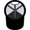 berretto-trucker-nero-e-viola-puffo-viola-smu-craz-i-puffi-di-capslab