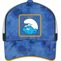blaue-trucker-kappe-dazed-smu-cham-die-schlumpfe-von-capslab
