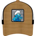 casquette-trucker-marron-et-noire-schtroumpf-bricoleur-smu-handy-les-schtroumpfs-capslab
