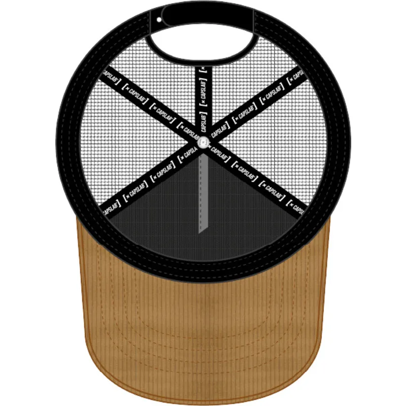 gorra-trucker-brun-og-sort-pitufo-manitas-smu-handy-los-pitufos-fra-capslab