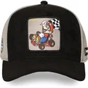 gorra-trucker-sort-og-gra-mario-kart-smk3-che-super-mario-bros-fra-capslab