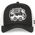 trucker-kasket-sort-og-hvid-the-mystery-machine-sd3-van-scooby-doo-fra-capslab