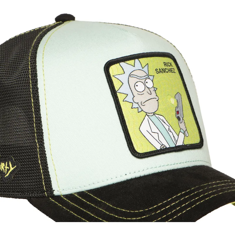 bla-og-sort-trucker-kasket-rick-sanchez-rem6-gun-rick-og-morty-fra-capslab