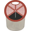 gorra-trucker-grigia-e-rossa-pea5-pea-peanuts-di-capslab
