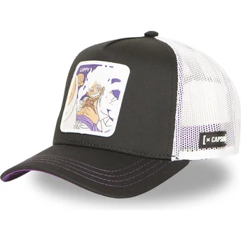 Cappellino trucker nero e bianco Monkey D. Luffy OP6 GEA One Piece di Capslab