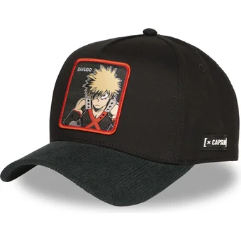 Gorra böjd svart och grön snapback Katsuki Bakugo MHA2 BAK My Hero Academia från Capslab