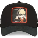 sort-og-gron-buet-snapback-kasket-katsuki-bakugo-mha2-bak-my-hero-academia-fra-capslab