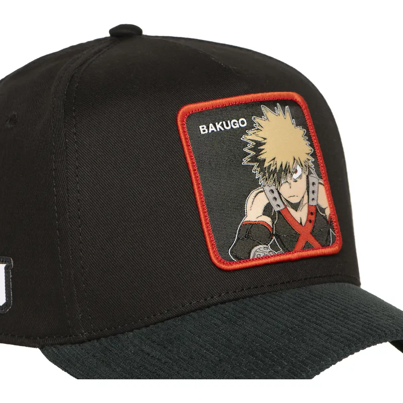 sort-og-gron-buet-snapback-kasket-katsuki-bakugo-mha2-bak-my-hero-academia-fra-capslab