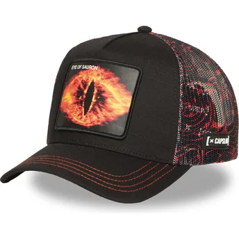 Cappellino trucker nero e rosso Sauron LOTR EYE Il Signore degli Anelli di Capslab
