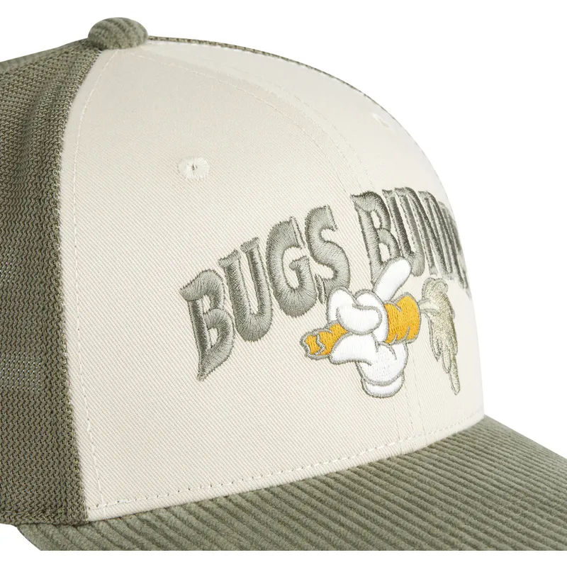 beige-og-gron-trucker-kasket-bugs-bunny-loo12-han-looney-tunes-fra-capslab