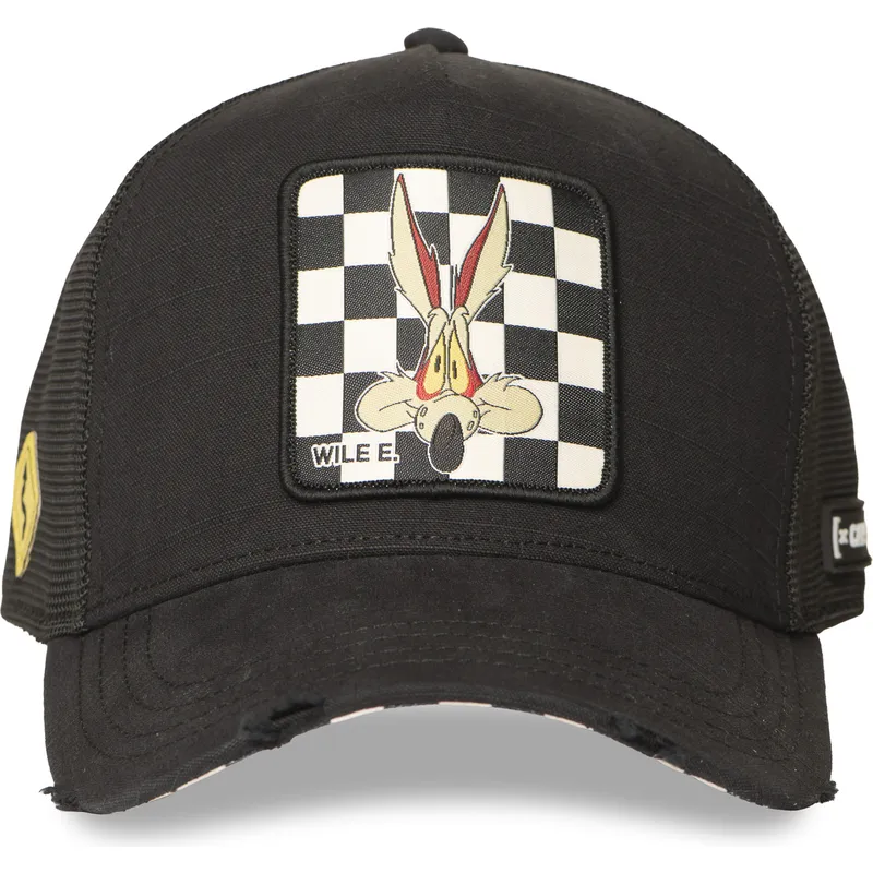 czarna-czapka-trucker-coyote-loo12-wil-looney-tunes-od-capslab