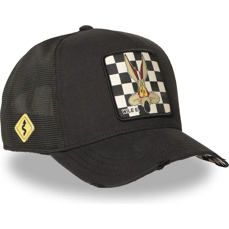 czarna-czapka-trucker-coyote-loo12-wil-looney-tunes-od-capslab