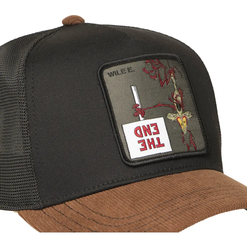 czarna-i-brazowa-czapka-trucker-coyote-loo12-wi2-looney-tunes-od-capslab