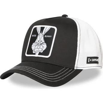 Cappello trucker nero e bianco Bugs Bunny LOO12 BUG CT Looney Tunes di Capslab