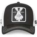 cappello-trucker-nero-e-bianco-bugs-bunny-loo12-bug-ct-looney-tunes-di-capslab
