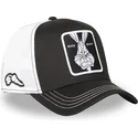 cappello-trucker-nero-e-bianco-bugs-bunny-loo12-bug-ct-looney-tunes-di-capslab