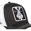 cappello-trucker-nero-e-bianco-bugs-bunny-loo12-bug-ct-looney-tunes-di-capslab
