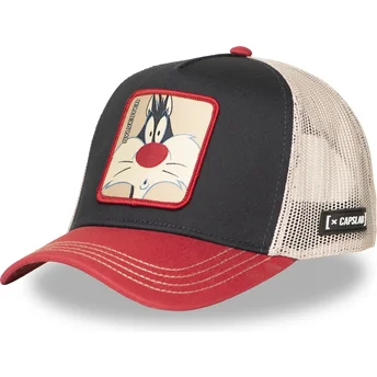 Casquette trucker multicolore Sylvestre LOO12 SYL Looney Tunes Capslab