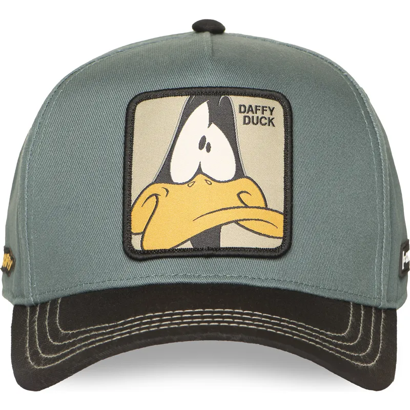 gorra-curva-gron-og-sort-snapback-daffy-and-loo12-daf2-looney-tunes-fra-capslab