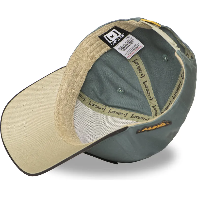 cappellino-curvo-verde-e-nero-snapback-daffy-duck-loo12-daf2-looney-tunes-di-capslab