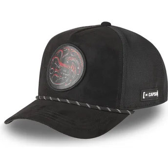 Casquette trucker noire La Maison Targaryen HOD SYM Game of Thrones Capslab