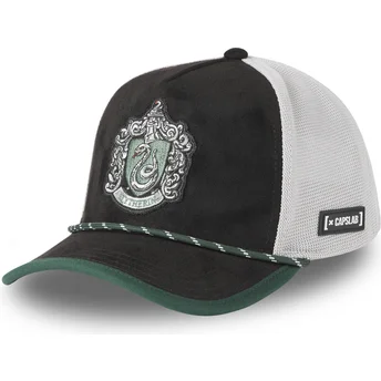 Gorra trucker nera e bianca Slytherin HP3 SLY Harry Potter di Capslab