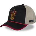 sort-og-beige-trucker-kasket-gryffindor-hp3-gry-harry-potter-fra-capslab