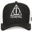 cappello-trucker-nero-e-bianco-le-reliquie-della-morte-hp3-dea-harry-potter-di-capslab