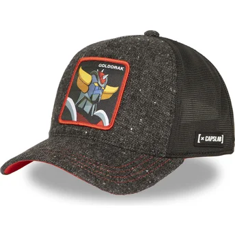 Cappellino trucker nero Robot Grendizer Goldrake GOL6 ROB Robot Grendizer di Capslab