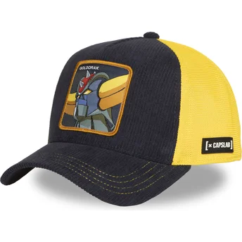 Casquette trucker bleue marine et jaune Robot Grendizer Goldorak GOL6 GOL Robot Grendizer Capslab