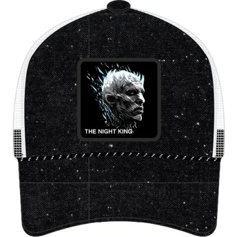 Cappello trucker nero e bianco Re della Notte GOT NIG Game of Thrones di Capslab