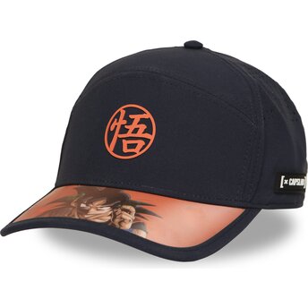 Casquette courbée bleue marine ajustable Son Goku DBZ10 GOK Dragon Ball Capslab
