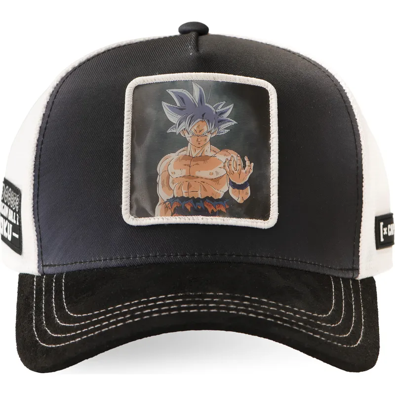 trucker-kasket-sort-og-hvid-son-goku-ultra-instinct-dbs7-uic-dragon-ball-fra-capslab