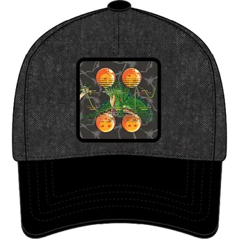 Czarna zakrzywiona czapka snapback Shenron DBS7 SHE Dragon Ball od Capslab
