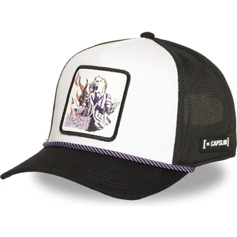 Schwarz-weiße Trucker-Kappe Beetlejuice BTJ BEE Beetlejuice von Capslab