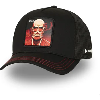 Casquette trucker noire Le Titan Colossal AOT2 TIT Attack On Titan Capslab
