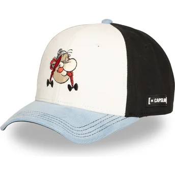 Snapback multicolore con visiera curva Obélix PCS OBE Astérix il Gallico di Capslab