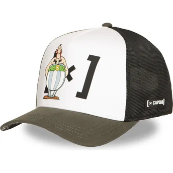 Cappellino trucker multicolore Obélix PCT OBE Astérix il Gallico di Capslab